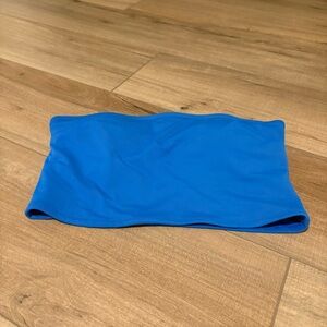 Aerie Bandeau Strapless Swimsuit Bikini Top Cobalt Blue Size Small‎